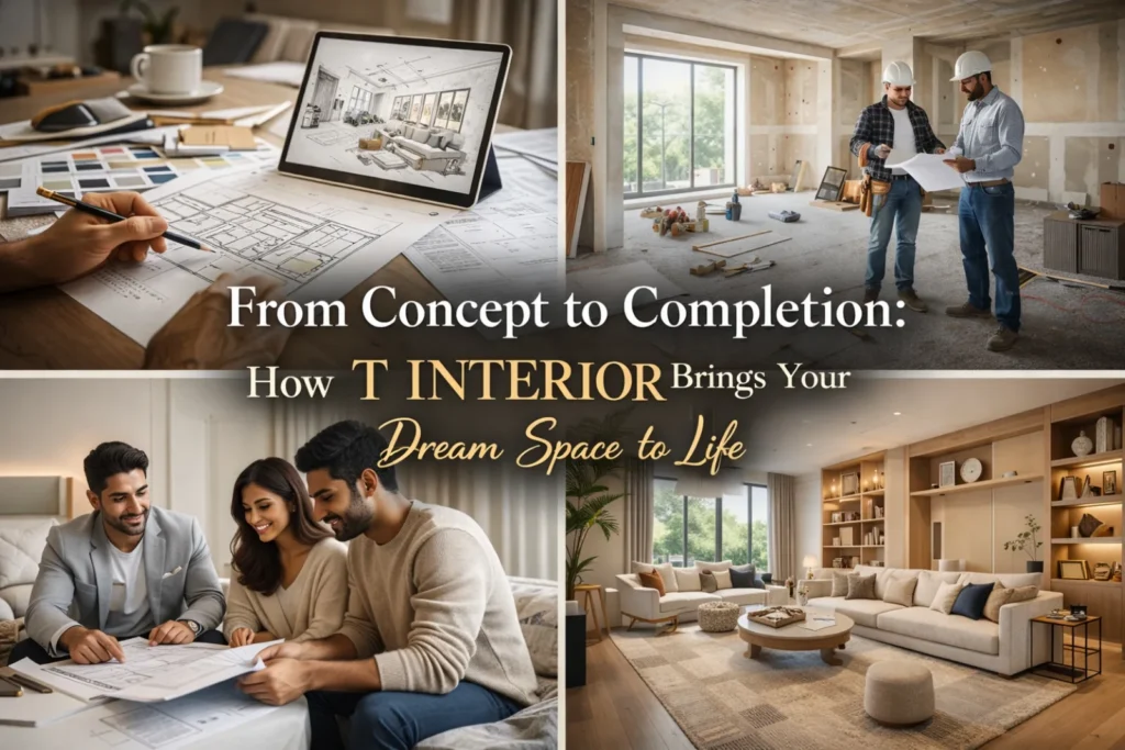 From Concept to Completion: How T INTERIOR Brings Your Dream Space to Life